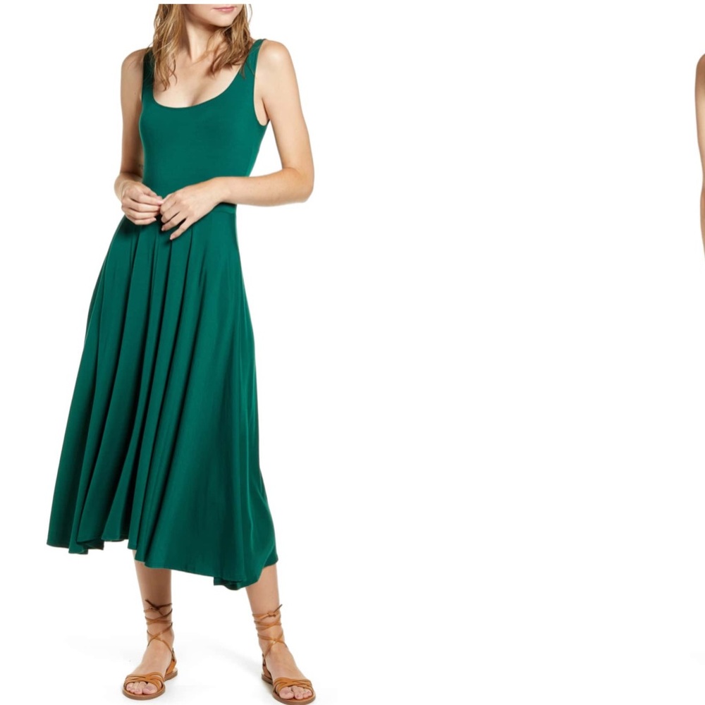 Reformation Roy Midi & Flare Dress